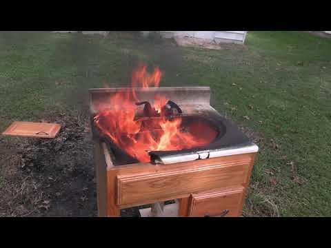 Bathroom Vanity Destruction