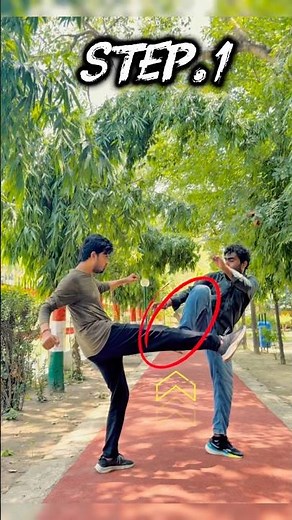 🛡️Self-Defense Block + Slide Side Kick | Fast & Effective Martial Arts Technique🥋#Shorts