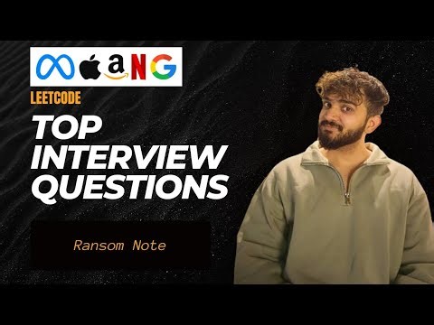 LeetCode Problem 383: Ransom Note - Explained and Solved ll C++