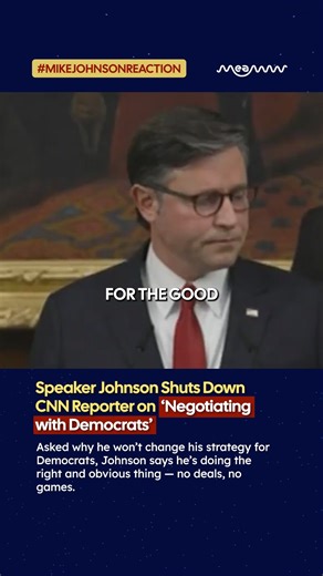 Speaker Johnson Shuts Down CNN Reporter on ‘Negotiating with Democrats’ #MikeJohnsonReaction | MEAWW