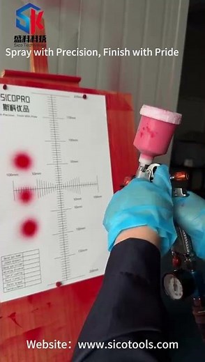 MINI SK-100 Spray Gun Paint Test | Faster, Smoother Finishing for Auto Body Shops