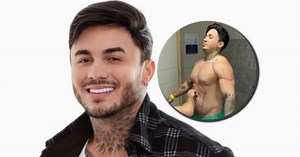 Wallas, de ‘A Fazenda’, operou mamas e esculpiu gominhos na barriga: “Muito bixcoitoo!”