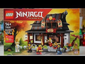 LEGO Ninjago 71858 Four Weapons Blacksmith - LEGO Speed Build Review