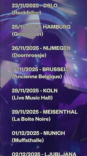 European & UK tour with Gost and Kælan Mikla kicks off in next week