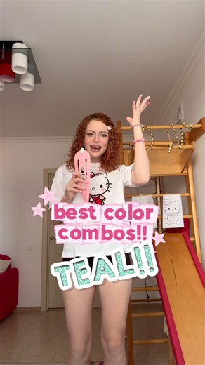 best color combos with TEAL!! #fashion #advice #style #colors #teal #colorcombos #outfit