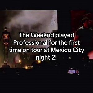 This is now the third Kiss Land song played during the After Hours Til Dawn Tour! #fyp #trending #theweeknd #xo #music