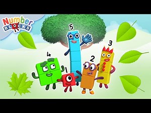 Counting Falling Leaves 🍃 | Learn to Count for Kids | 12345 | ‪@Numberblocks‬