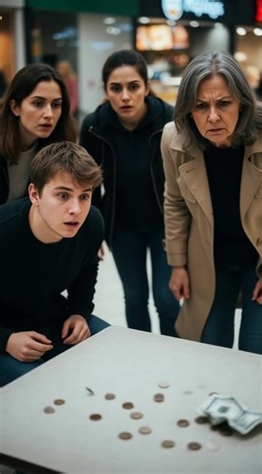 When I saw my daughter sitting in the mall food court, quietly counting loose coins on the table, my heart dropped. I asked her, “Where’s the car we bought you?” She looked away and told me her husband and her mother-in-law had taken her car and her money—and were threatening to take her daughter too. I smiled at her and said, “Don’t worry. I’ll take care of this.” From that moment on, the next move was mine. It started with the shoes. They were cheap canvas sneakers, dirty gray, with the rubber