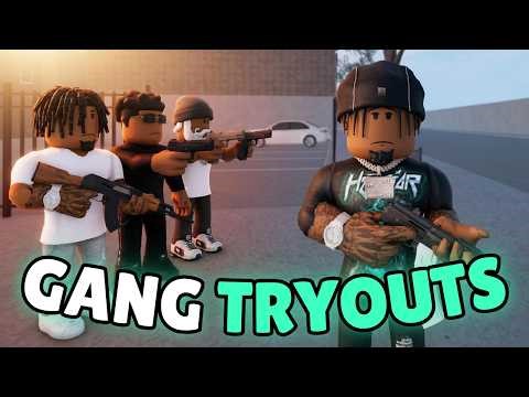 I Hosted GANG TRYOUTS in South Bronx The Trenches Roblox!