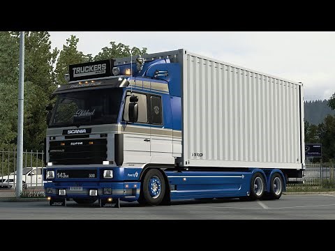 🔴 Test Scania 143M (3 series) Rigid Tandem? in ETS2 1.45