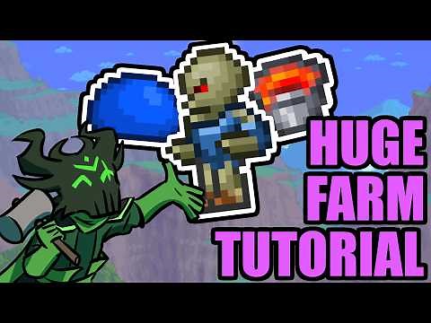 Multi Farm Tutorial! Over 12 Farms! | Terraria 1.4.5