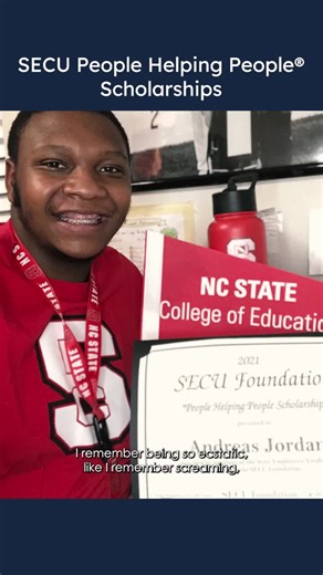 Since 2005, SECU Foundation's People Helping People® High School Scholarship Program has invested more than $83 million across North Carolina’s 100 counties for students pursuing their educational… | SECU Foundation