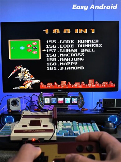 ตอบกลับ @pingping1974 มีเกมสนุกเกอร์ไหม กับ เครื่องเกม HD 188 in 1 มีเกมดังยุค 90 กว่า 188 เกม มีช่องใส่ตลับเกมเองได้ รองรับทั้งตลับแท้ ตลับก็อป ตลับเกมรวมต่างๆ ใส่ได้หมด #เด็กยุค90 #เกมยุค90ในตํานาน #เกมเก่า #famicom #EasyAndroid