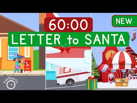 60 Minute Letter to Santa Journey! 🎅📮 Magical Christmas Visual Timer for Kids