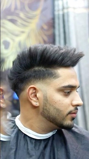 Spiky Hairstyle ✂️ | Fresh Fade + Volume Look 2025