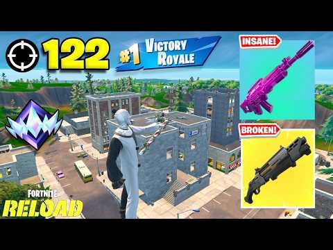 122 Elimination Squad "Ranked RELOAD” Gameplay Wins (Fortnite Chapter 7 PS5 Controller)