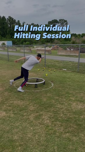 Full individual hitting session 1. Clockwork Drill (inside the NHZ) Practicing all the different types of shots in roundnet while working on our form before we start including the NHZ and start swinging harder - take a few more reps on the shots that you have the most difficulty with (for me that’s left handed hits, especially the left push) 2. Cross Step Drill A way to practice your footwork required for NHZ hitting, simply pick a leg and a try to touch the rim above it while focusing on your l