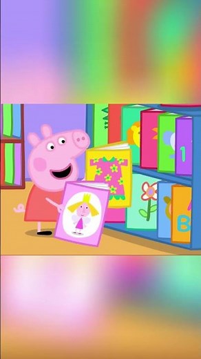 Peppa Pig and friends explore the library 📚 ⏰
