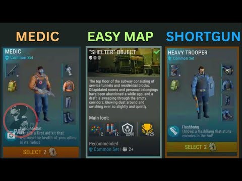 Easy Co-op Tournament | Medic + Shotgun (2 Players) | Common Gear | LDoE Atomic Frost
