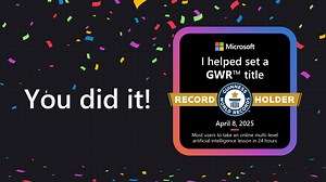 You did it! We’re GUINNESS WORLD RECORDS™ title holders | Microsoft Community Hub