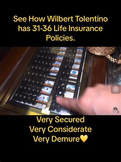 Wilbert Tolentino's 31 to 36 Life Insurance Policies Explained