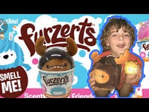 Furzerts Scented Plush Dessert with Recipe Chocolate Melvin Moose By Kangaru Toys