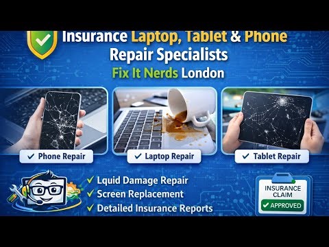 Insurance Laptop Repair, Tablet & Phone Repair Specialists | Fix It Nerds London