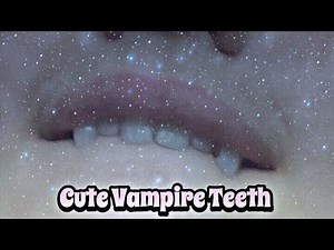 cute vampire fangs | subliminal