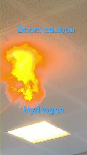 Boom balloon with hydrogen #experiment #chemistry #science