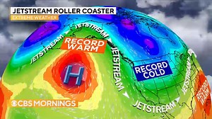 9.5K views · 47 reactions | Severe weather is still pummeling the West Coast, after a weekend of heavy snow and rain in the region. CBS News Meteorologist and Climate Specialist Jeff Berardelli breaks down the storms expected across the U.S. — and shares the record high temperatures hitting Alaska and the South. https://cbsn.ws/3qxVZoK | CBS Mornings | Facebook
