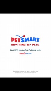 Right now, save 35% on your first Autoship order. | PetSmart | Facebook