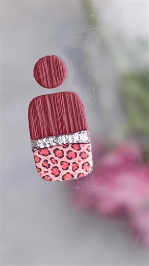 GOTO CLAY TOOLS | Silkscreens | Cutters | Textures | Transfers on Instagram: "How Simple Tools can make so impressive results! Items used in the Reel 1- Brushed metal texture roller 2- Pink Leopard transfer paper 3- Rough sandpaper texture roller 4- Silver silver foil . . #polymerclayjewellery #polymerclayearring #polymerclayearrings #polymerclaytutorial #polymerclaycreations"