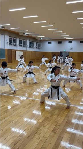 今日も平常心で形の練習 #karate #空手 #松濤館流 #空手形 #jka #鉄騎初段