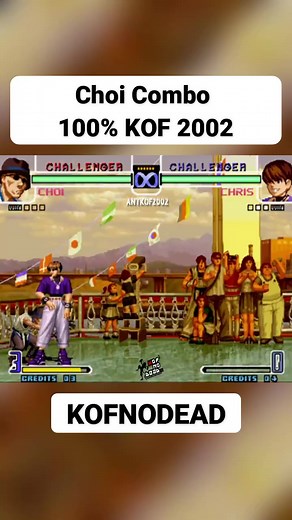 67K views · 614 reactions | Choi combo 100% kof 2002 #kof #kofnodead #kof2002 #kofcombos #comboskof #choikof #choicombos #choibounge #retrogaming #arcade #game | KOFNODEAD | Facebook
