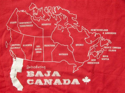 What if California, Oregon and Washington state joined Canada instead?