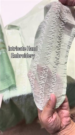 Ombre Green Chikankari Suit 💚 Mul Chanderi Luxury | Hand Embroidery | Summer Ethnic Wear 2026
