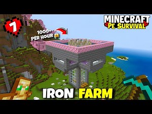 “Minecraft Iron Farm 2025 🔥 Easy & Best Design for Survival”