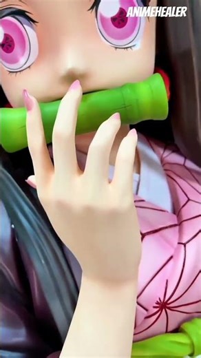 💖 “Nezuko is Too Adorable Yet So Strong 😍🔥 | Demon Slayer Figure Unboxing” #anime #shorts