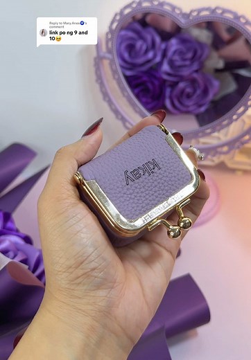 Replying to @Mary.Anee🧿 customized coin purse/jewelry box 💜💐 #coinpurse #jewelryorganizer #minijewellerybox #royalbaggercoinpurse #leathercoinpurse #purple #customizedcoinpurse #fypage