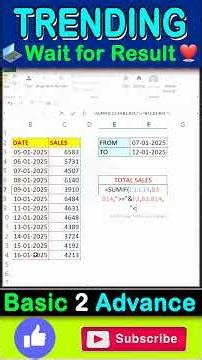SALES DATA IN 2 CELLS IN EXCEL #exceltips #shorts #excel #exceltutorial घर बैठे
