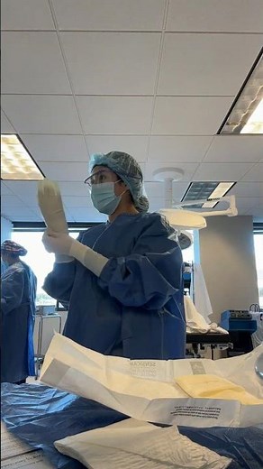 Awesome Job Reyny! Demonstrates Gowning and Gloving. Pima Medical Institute ST Students on a roll!!