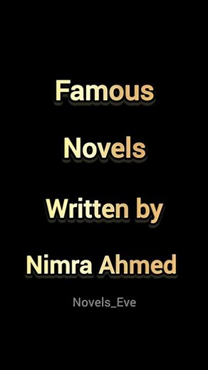 Famous Novels written by Nimra Ahmed | Best Urdu Novels | Top 10 Urdu Novels | #booktok #urdunovels