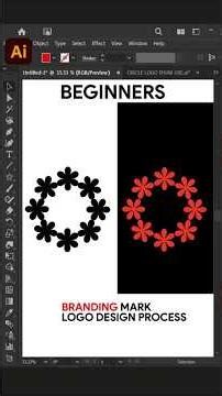 Adobe Illustrator 2026 Tips - How To Create Asians Logo Design Process #zakkigraphics