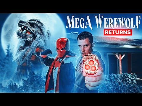 Werewolf Sneak Attack 26! The MEGA Werewolf Returns Nerf Battle! S4E3