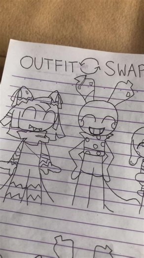 Creative Outfit Swap Ideas in Sketch Animation
