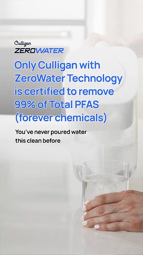 Culligan with ZeroWater Technology is a must when it comes to superior drinking water Certified to remove 5X more contaminants than the leading filter The only pitcher filter certified 99% of Total PFAS (forever chemicals) Guaranteed to remove virtually all total dissolved solids Get the water you deserve. | Culligan ZeroWater | Facebook