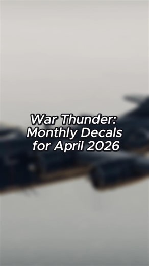 War Thunder: Monthly Decals for April 2026 #warthundernews #warthunder #shorts