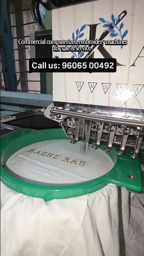 Computerized embroidery machines for sale