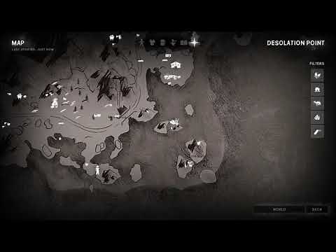 THE LONG DARK: Full map of Desolation Point region