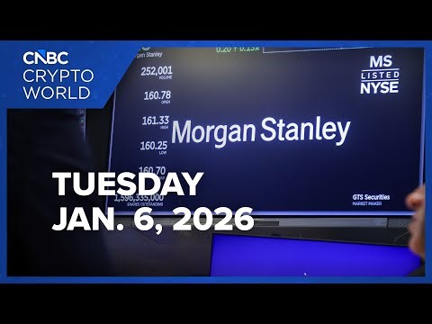 Morgan Stanley files for spot bitcoin and solana ETFs: CNBC Crypto World